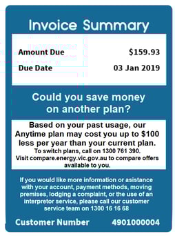 Utilmate invoice summary